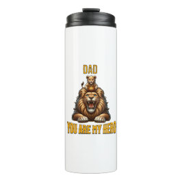 Vater, du bist mein Held Thermosbecher