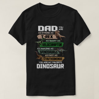Vater Du bist mein Lieblings-Dinosaur-T-Rex Vather T-Shirt