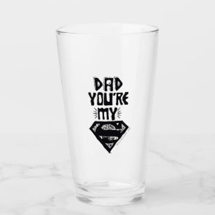 Vater Du bist mein Supermann Glas