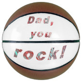 Vater, du rock, bunt Basketball (Vorderseite)