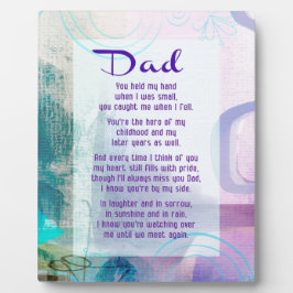 Vater, du stehst neben mir - Beileid Fotoplatte