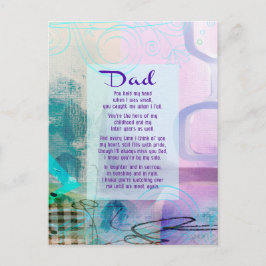 Vater, du stehst neben mir - Beileid Postkarte