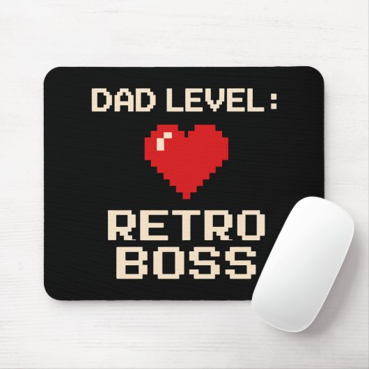Vater-Ebene: Design für den Retro-Gaming-Boss Mousepad (Mit Mouse)
