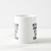 Vater, egal wie schwer das Leben zumindest beim Va Kaffeetasse (Mittel)