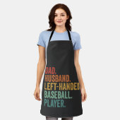 Vater Ehemann Baseball Linkshänder Legende Schürze (Getragen)