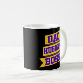 Vater-Ehemann-Chef-lustiger männlicher Kaffeetasse (VorderseiteRechts)