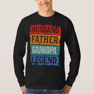 Vater Ehemann OPA Legende Stolzer Vater Retro Papa T-Shirt