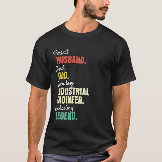 Vater Ehemann Wirtschaftsingenieur T-Shirt (Vorderseite)