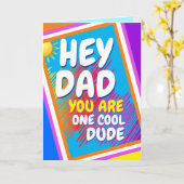 VATER - Ein Cooler Typ Karte (Gelbe Blume)