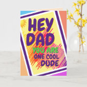 VATER - Ein Cooler Typ Karte (Gelbe Blume)