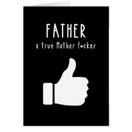 Vater eine echte Mutter F*cker Funny Vatertag