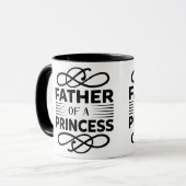 Vater einer Prinzessin Tasse (Vorderseite Links)