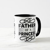 Vater einer Prinzessin Tasse (VorderseiteRechts)