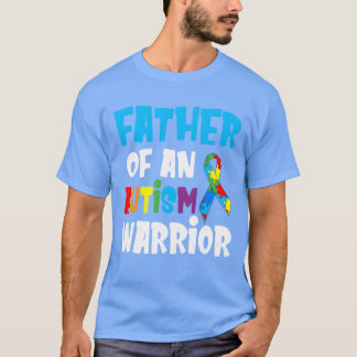 Vater eines Autismus Krieger stolz Sprichwort Mädc T-Shirt