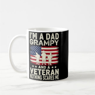Väter eines Dads, eines Omas und eines Veteranen N Kaffeetasse