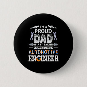 Vater eines Fahrzeugingenieurs Button
