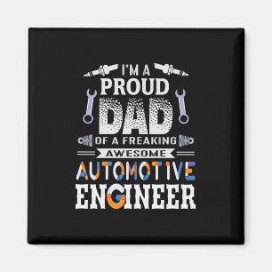 Vater eines Fahrzeugingenieurs Magnet