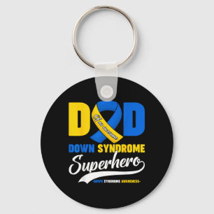 Vater eines großartigen Down-Syndrom-Superhelden-S Schlüsselanhänger