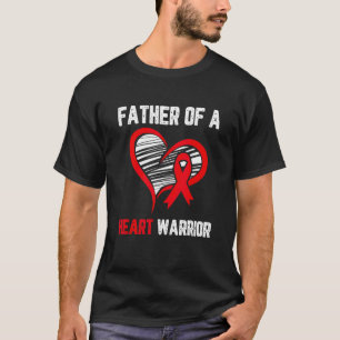 Vater eines Herzens Kriegers Herzkrankheit Bewusst T-Shirt