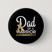 Vater eines Krebserlebniskampfes im Krieger Button (Vorderseite)