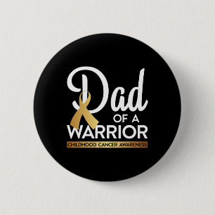 Vater eines Krebserlebniskampfes im Krieger Button