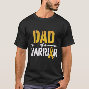 Vater eines Krebsförderungskrebses eines Kriegers T-Shirt