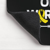 Vater eines Kriegers im DIPG-Bewusstsein Kinder kö Mousepad (Ecke)