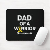 Vater eines Kriegers im DIPG-Bewusstsein Kinder kö Mousepad (Mit Mouse)