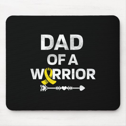Vater eines Kriegers im DIPG-Bewusstsein Kinder kö Mousepad (Vorne)