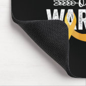 Vater eines Kriegers Krebs im Kindesalter - Ribbon Mousepad (Ecke)