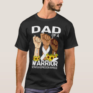 Vater eines Kriegers nach der Partum-Depression T-Shirt