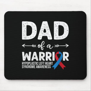 Vater eines Kriegers, Rot und Amp; Blue Ribbon Hlh Mousepad