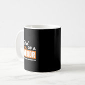 Vater eines Kriegers Rsd Crps-Bewusstsein Kaffeetasse (Vorderseite Links)