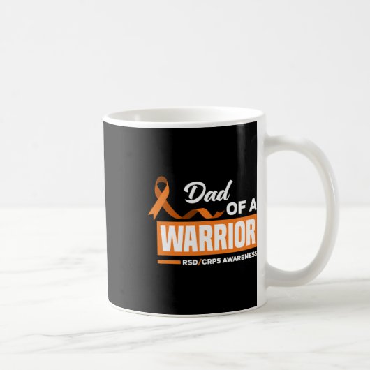 Vater eines Kriegers Rsd Crps-Bewusstsein Kaffeetasse (Rechts)