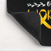 Vater eines Kriegers zur Sensibilisierung für Kreb Mousepad (Ecke)