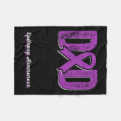 Vater eines Vaters für Epilepsie in einem Kriegshe Fleecedecke (Vorderseite (Horizontal))