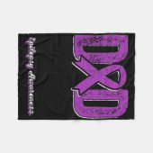 Vater eines Vaters für Epilepsie in einem Kriegshe Fleecedecke (Vorderseite (Horizontal))