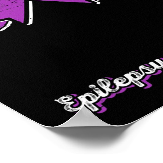 Vater eines Vaters für Epilepsie in einem Kriegshe Poster (Ecke)