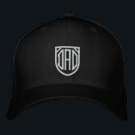 Vater Einfache moderne Typografie Bestickte Baseballkappe<br><div class="desc">Vater Simple Modern Typografy Custom Sticked Baseball Cap bietet die einfache moderne bestickte Text "Vater". Perfekt als Geschenk für Vater's Day,  Weihnachten,  Geburtstag und mehr. Erstellt von Evco Studio www.zazzle.com/store/evcostudio</div>