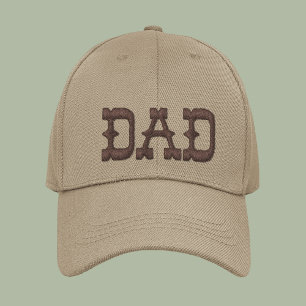 Vater Einfache moderne Typografie Bestickte Baseballkappe