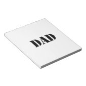 VATER Einfache Vatergeschenke Notizblock (angewinkelt)