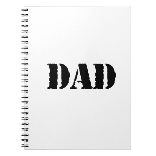 VATER Einfache Vatergeschenke Notizblock (Vorderseite)