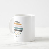 Vater eingerichtet Retro Kaffeetasse (Vorderseite Links)