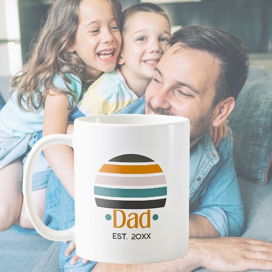 Vater eingerichtet Retro Kaffeetasse
