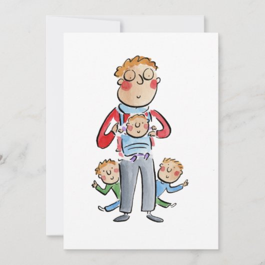 Vater Einladung (Vorderseite)