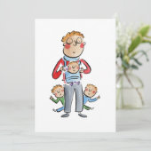 Vater Einladung (Stehend Vorderseite)