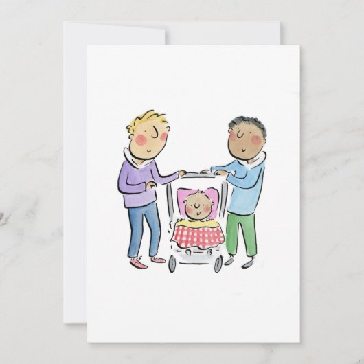 Vater Einladung (Vorderseite)