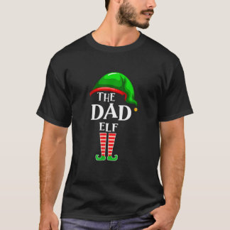 Vater Elf Matching Familie Weihnachten Party Paja T-Shirt