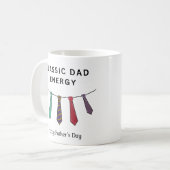 Vater Energie Vatertag Süß Kaffeetasse (Vorderseite Links)