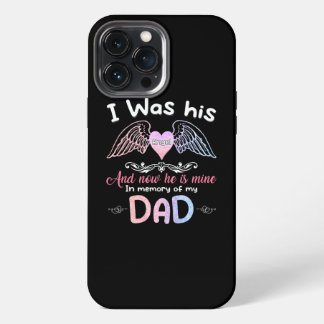 Vater Engel Ich war sein Engel jetzt ist er Meiner iPhone 13 Pro Max Hülle